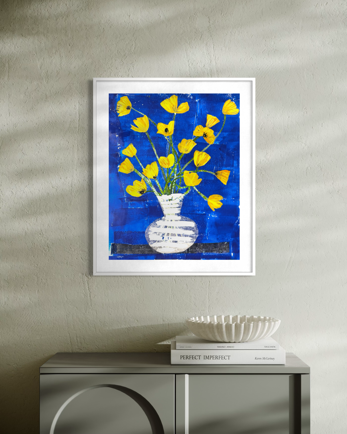 Yellow Poppy Collage