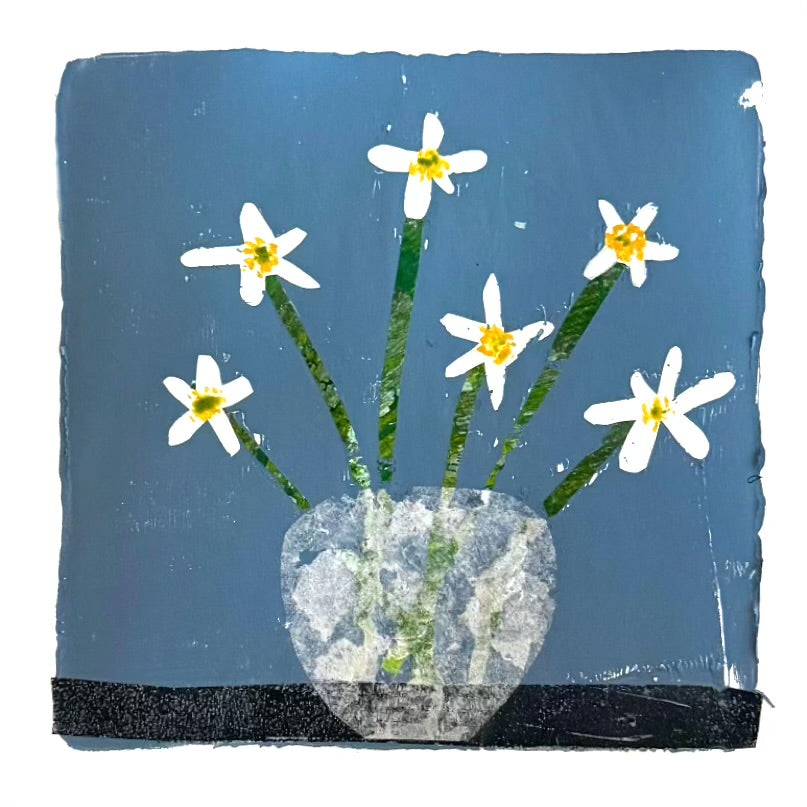 White Daisy Collage