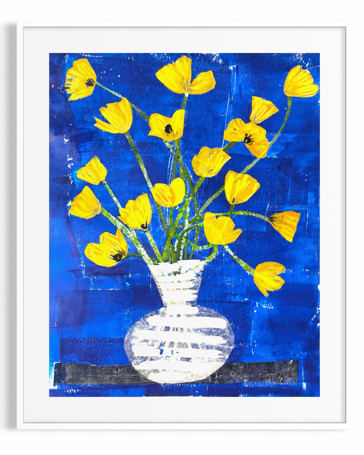 Yellow Poppy Collage