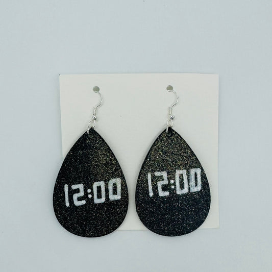 12:00 (Midnight) Earrings